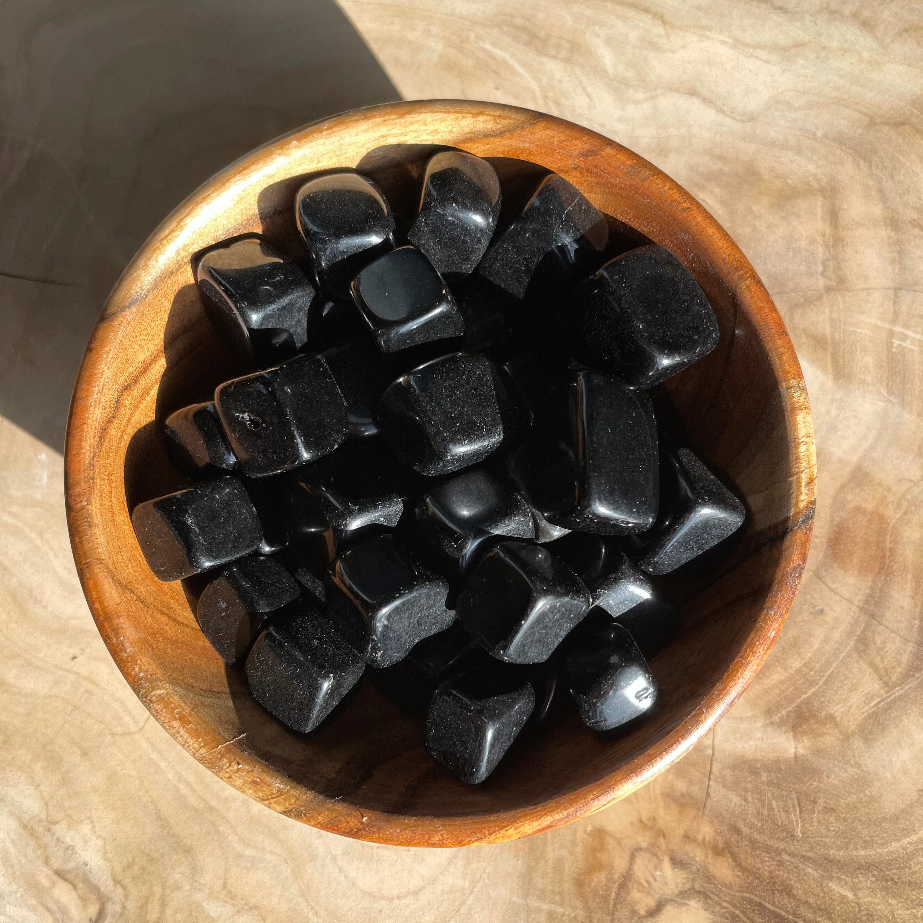 Black Obsidian Cubes