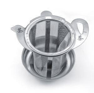 Cha Cult Permanent Tea Filter with Lid/Drip Bowl