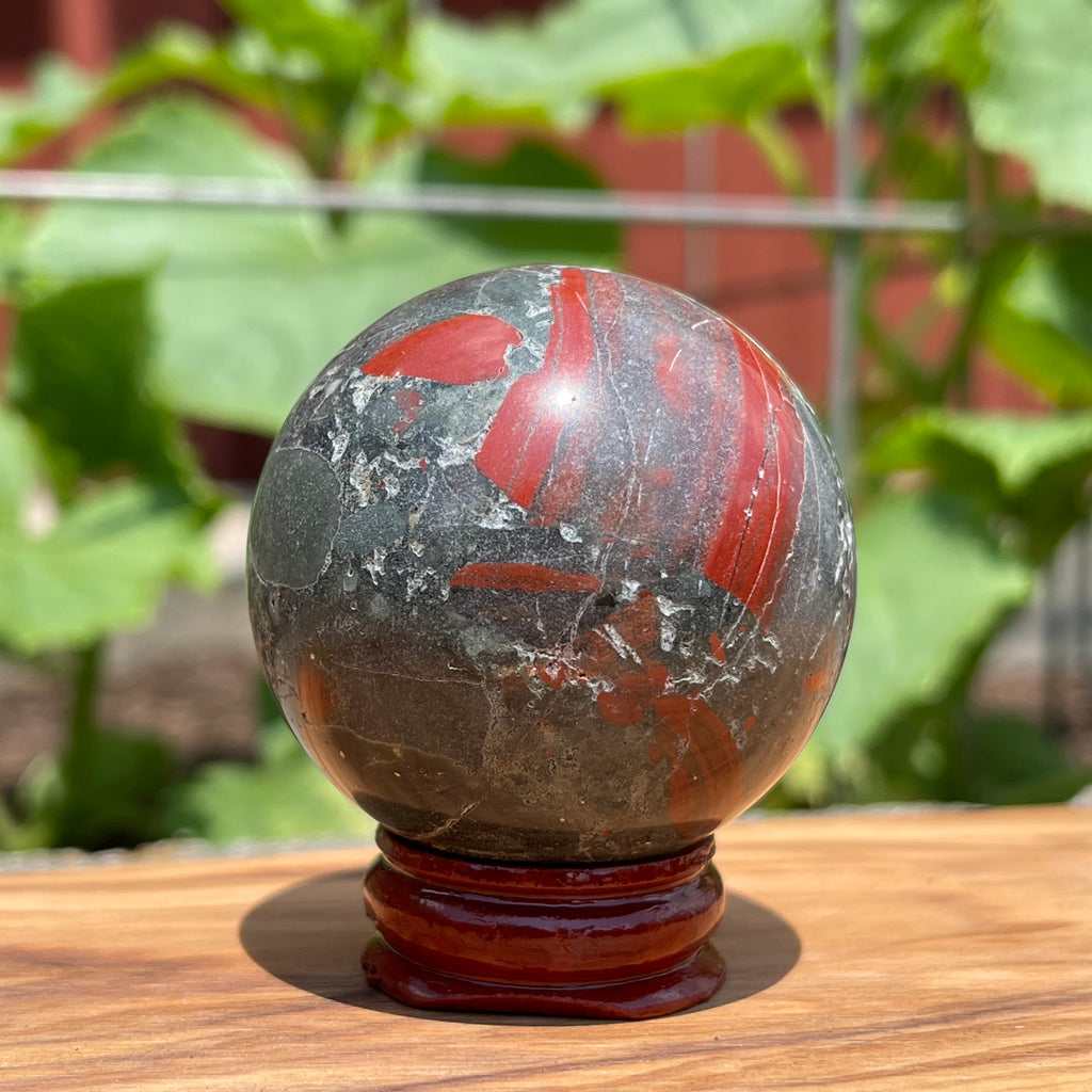 African Bloodstone Spheres