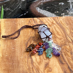 Load image into Gallery viewer, Agate Chakra Pendant - Hanging

