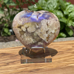 Load image into Gallery viewer, Aura Flower Agate Heart
