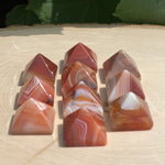 Load image into Gallery viewer, Banded Carnelian Pyramids
