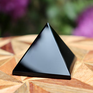 Black Obsidian Pyramids