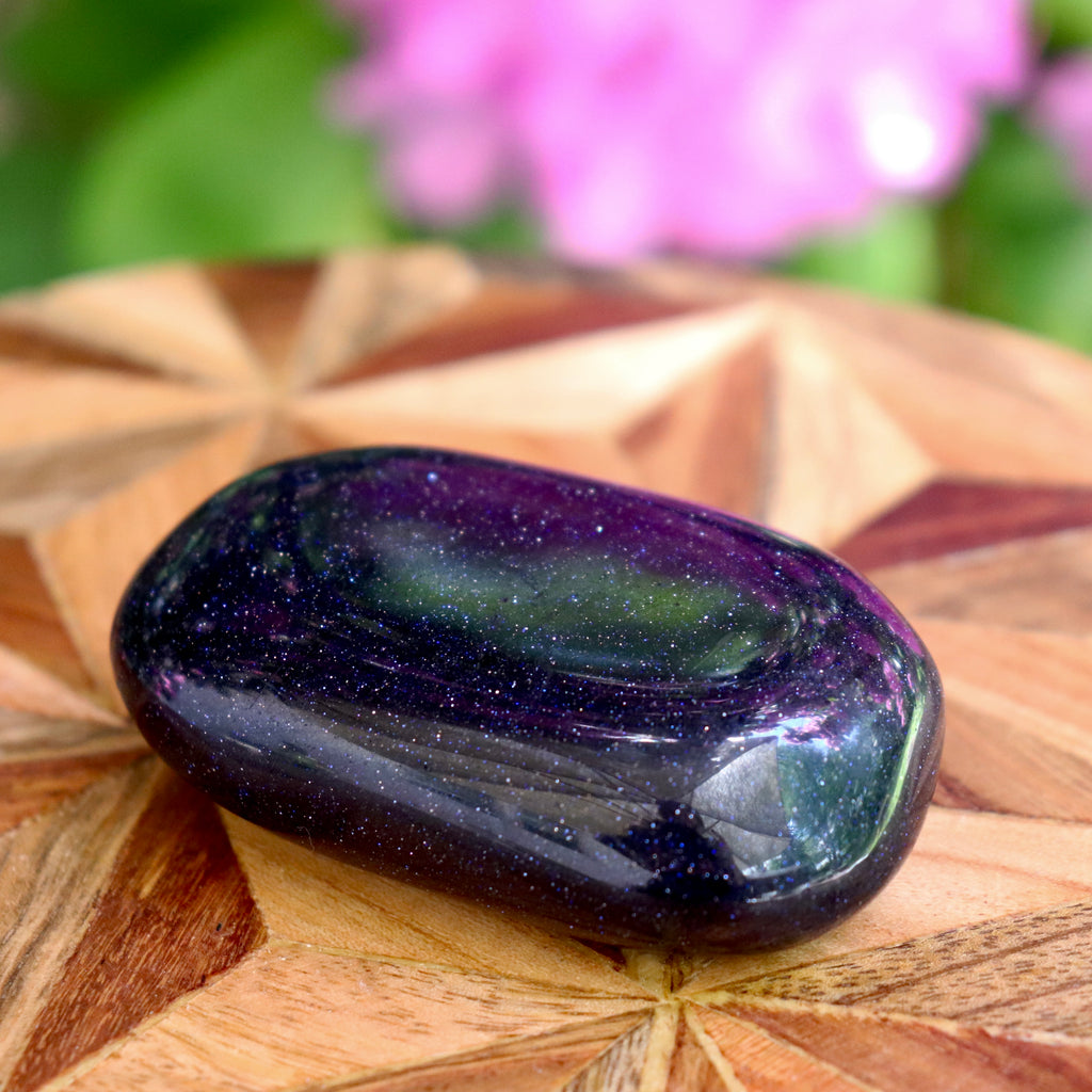 Blue Sandstone Palm Stone