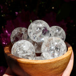 Load image into Gallery viewer, Crackle Quartz Spheres
