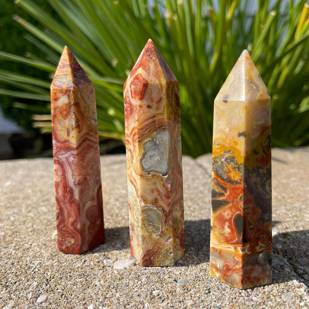 Crazy Lace Agate Points