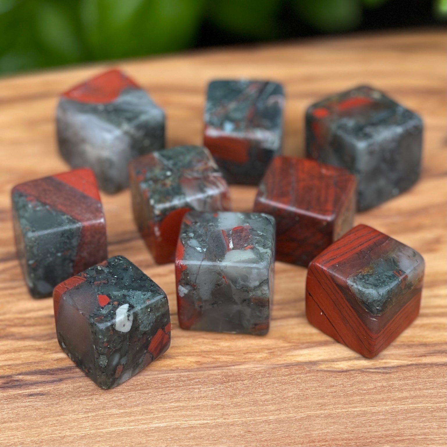 African Bloodstone Cube