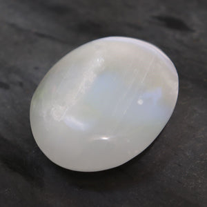 Selenite Palm Stone