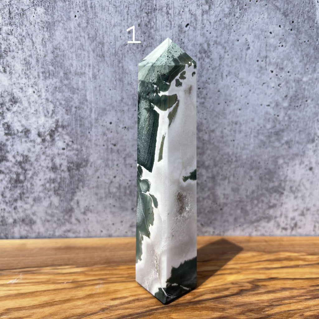 Green Zebra Jasper Points