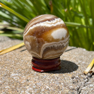 Chocolate Calcite Spheres