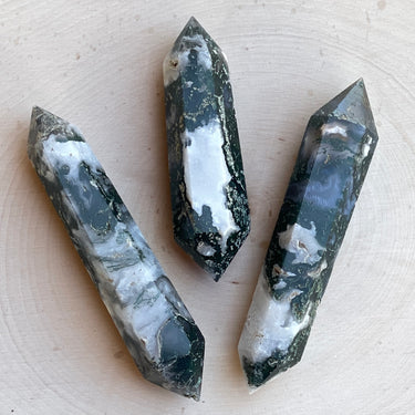 Moss Agate DT (Double Termination)