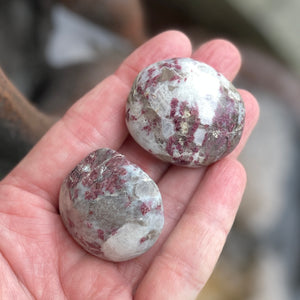 Pink Tourmaline Palm Stone