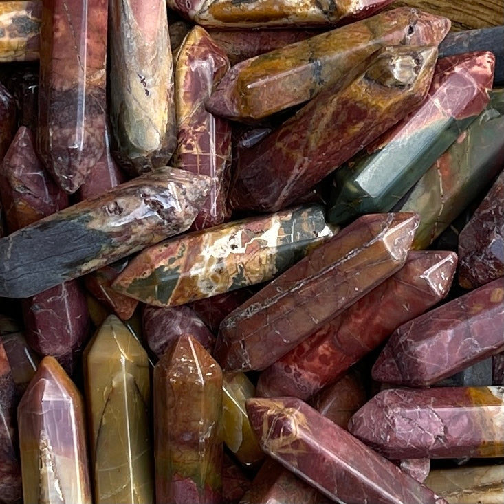 Cherry Creek Jasper Mini Points (Double Termination)