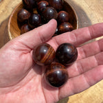 Load image into Gallery viewer, Red Tiger Eye Spheres
