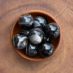 Load image into Gallery viewer, Black Sardonyx Spheres
