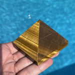 Load image into Gallery viewer, Tiger Eye Pyramid
