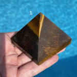 Load image into Gallery viewer, Tiger Eye Pyramid
