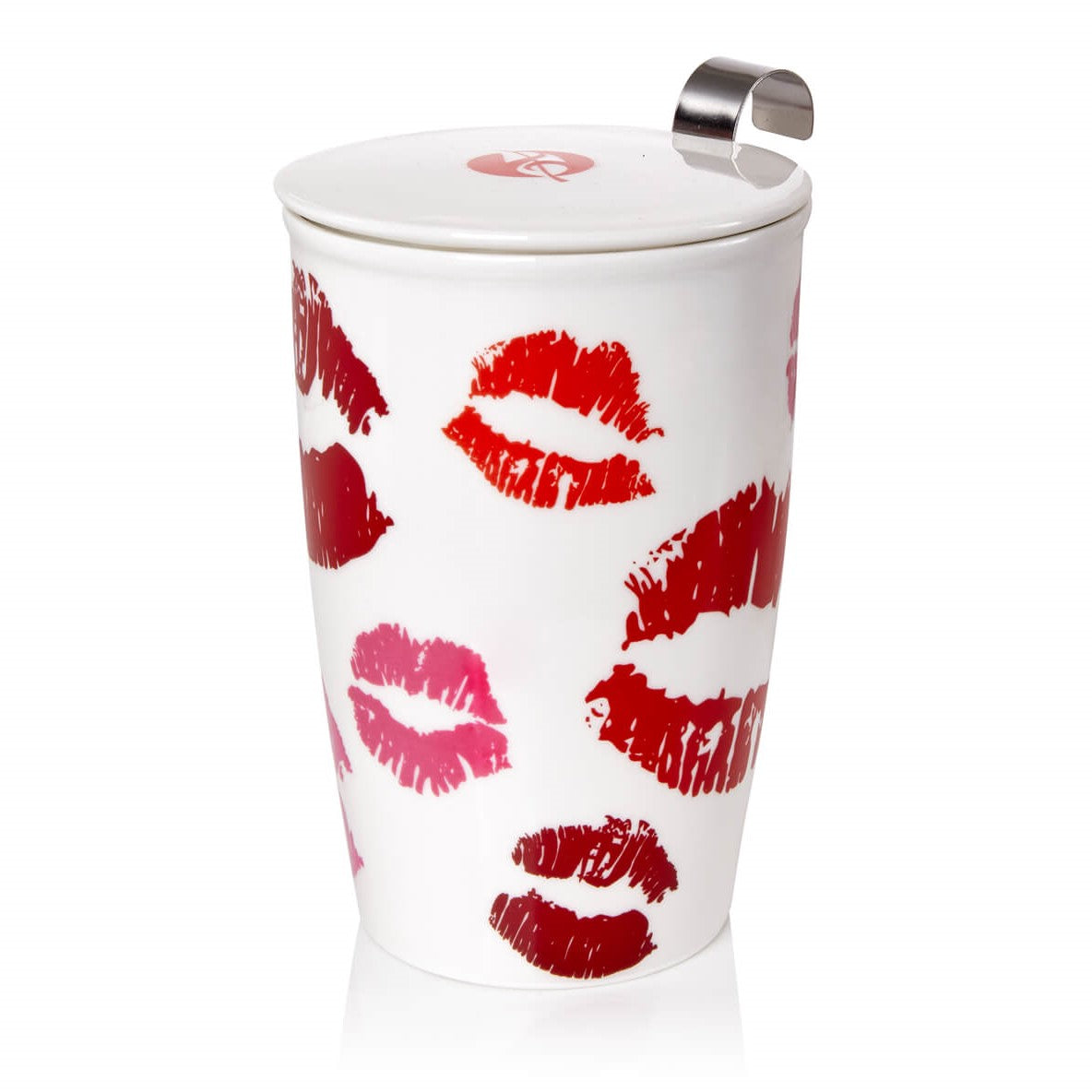 Double-wall Porcelain Mug with Infuser - Adore